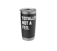 Absolut kein FED! Funny Undercover Cop and Policeman Stainless Steel Insulated Tumbler