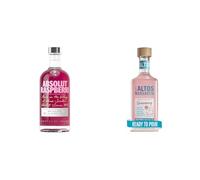Absolut Raspberri Flavoured Vodka 70cl & Altos Strawberry Margarita 750ml Ready to Serve Bundle
