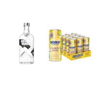 Absolut Vanilia 70cl & Absolut Passionfruit Martini Cocktail Cans (Case of 12 x 250ml) Bundle