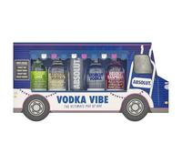 Absolut Vibe Gift Pack, 4x5cl Absolut Variety Flavours and a branded shot glass, Vibe Truck Gift Set by Blue Tree Gifts