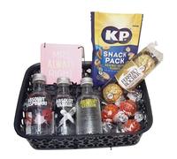 Absolut Vodka Miniature Gift Basket |Gift Hamper| Vodka Gift | Alcohol Gift | For Her | Adult Gifts (Mrs Always Right)