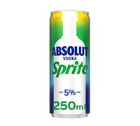 Absolut Vodka & Sprite RTD Can 250ml
