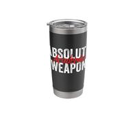 Absolute Academic Weapon for Students Stainless Steel Insulated Tumbler