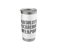 Absolute Academic Weapon for Students Stainless Steel Insulated Tumbler
