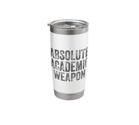 Absolute Academic Weapon for Students Stainless Steel Insulated Tumbler