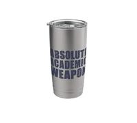 Absolute Academic Weapon for Students Stainless Steel Insulated Tumbler