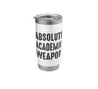Absolute Academic Weapon for Students Stainless Steel Insulated Tumbler