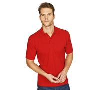 Absolute Apparel Men's Pioneer Polo in Red | Size: 2XL Absolute Apparel Red 2XL