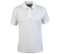 Absolute Apparel Men's Pioneer Polo in White | Size: 2XL Absolute Apparel White 2XL
