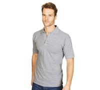 Absolute Apparel Men's Precision Polo Shirt in Mid Grey | Size: 5XL Absolute Apparel Mid Grey 5XL