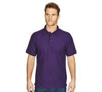 Absolute Apparel Men's Precision Polo Shirt in Purple | Size: 7XL Absolute Apparel Purple 7XL