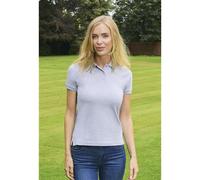 Absolute Apparel Women's Diva Polo in Grey | Size: XS Absolute Apparel Grey XS