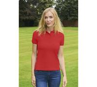 Absolute Apparel Women's Diva Polo in Red | Size: Medium Absolute Apparel Red M