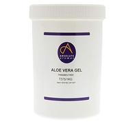 Absolute Aromas Aloe Vera Gel 1kg - Soothing and Hydrating Moisturiser for Skin and Hair