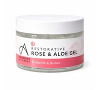 Absolute Aromas Aloe Vera & Rose Gel 100g - Cooling, Soothing and Hydrating for Skin and Hair