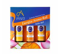 Absolute Aromas Aroma-Roll Energise 3 Pack - with Daybreak, Refresh & Focus Rollerballs