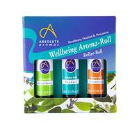 Absolute Aromas Aroma-Roll Wellbeing 3 Pack - with Breatheasy, Headaid and Prevention Rollerballs