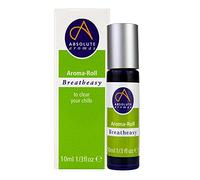 Absolute Aromas Breatheasy Aroma-Roll Roller Ball - Contains 100% Pure, Natural Eucalyptus, Tea Tree, Ravinstsara Essential Oil