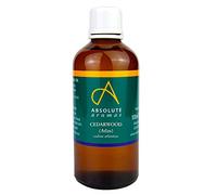 Absolute Aromas Cedarwood Essential Oil 100ml - Pure, Natural, Undiluted, Cruelty Free and Vegan - for Aromatherapy, Diffusers and DIY Beauty