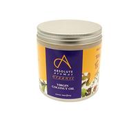 Absolute Aromas Certified Organic Coconut Virgin Solid Oil 500g - 100% Pure, Natural, Certified Organic, Vegan and Cruelty Free - Moisturising and Hydrating for Skin and Hair Care - Ideal for DIY Beauty and Aromatherapy.