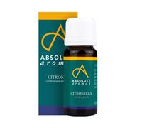 Absolute Aromas Citronella Essential Oil 10ml - 100% Pure, Natural, Undiluted and Cruelty Free - for use in Aromatherapy, Diffusers and Homemade Candles - Natural Insect Repellent