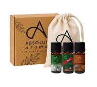 Absolute Aromas Festive Essential Oil Blend Gift Set 3 x 10ml - Contains Noel, Frosted Forest and Spiced Citrus - Natural Essential Oil Blends for Home Fragrance (Essential Blend Set)