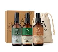 Absolute Aromas Festive Room Spray Gift Set 3 x 100ml - Contains Noel, Frosted Forest and Spiced Citrus - Natural Essential Oil Christmas Room Sprays - Home Fragrance Gift