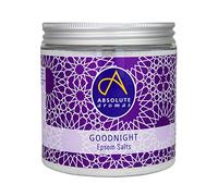 Absolute Aromas Goodnight Epsom Salt 575g - Magnesium Sulphate Infused with 100% Pure Lavender, Chamomile, Geranium Essential Oils