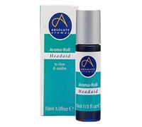 Absolute Aromas Headaid Aroma-Roll Roller Ball - Contains 100% Pure, Natural Essential Oils - Lavender, Peppermint & Chamomile - Instant Relief for Tense, Nervous heads