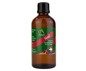 Absolute Aromas Noel Festive Essential Oil with Cinnamon, Clove, Frankincense, Orange, Myrrh and Pine Oil - Great for diffusing at Christmas (100ml)