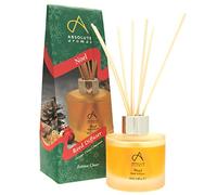 Absolute Aromas Noel Reed Diffuser with Cinnamon, Clove, Frankincense, Orange, Myrrh and Pine Essential Oils