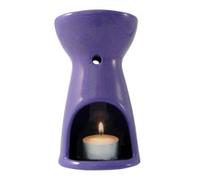 Absolute Aromas Ceramic Lavender Oil Burner - to use with tealight Candle for Essential Oils