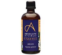 Absolute Aromas Organic Argan Oil 100ml - In a Glass Bottle - Pure, Natural, Vegan and Cruelty Free