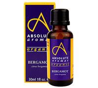 Absolute Aromas Organic Bergamot Essential Oil 30ml - 100% Pure, Natural, Certified Organic and Undiluted - for use in Aromatherapy and Diffuser