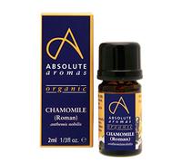 Absolute Aromas Organic Chamomile Essential Oil 2ml - 100% Pure, Natural, Undiluted, Vegan and Cruelty-Free - for use in a Diffuser and Aromatherapy Blends