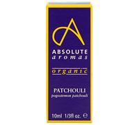 Absolute Aromas Organic Patchouli Essential Oil 10ml - 100% Pure, Natural, Undiluted, Vegan and Cruelty-Free - For use in a Diffuser and Aromatherapy