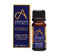Absolute Aromas Organic Rose Otto 3% in Jojoba Oil 10ml