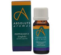 Absolute Aromas Peppermint, English Essential Oil 10ml - 100% Pure, Natural, Undiluted, Vegan and Cruelty-Free - for use in Diffusers and Aromatherapy Blends