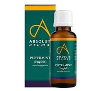 Absolute Aromas Peppermint, English Essential Oil 30ml - 100% Pure, Natural, Undiluted, Vegan and Cruelty-Free - for use in Diffusers and Aromatherapy Blends (30ml)