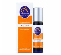 Absolute Aromas Refresh Aroma-Roll Roller Ball - Contains 100% Pure, Natural Orange, Spearmint, BergamotEssential Oil