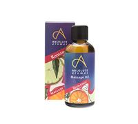 Absolute Aromas Romance Bath & Massage Oil 100ml - Jasmine, Spearmint and Cedarwood Pure Essential Oils in a Jojoba, Sweet Almond & Evening Primrose Base - Sensual Body Oil
