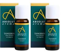 Absolute Aromas Tangerine (Citrus Reticulata VAR. Tangerine) Essential Oil - 10ml - 100% Pure, Natural, Undiluted and Cruelty-Free - for use in Diffusers and Aromatherapy Blends (Pack of 2)