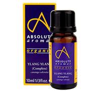 Absolute Aromas Ylang Ylang Essential Oil, 100% Pure, Natural and Certified Organic for Aromatherapy, Diffusers, Hair & Skincare, Neutral, 10 ml