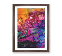 Absolute Beauty Abstract Framed Print | A3 Walnut Framed Wall Art | Ready to Hang | Abstract Fantasy Picture | Living Room Bedroom Lounge Office