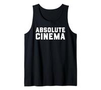 Absolute Cinema Meme Funny Movie Buff Film Nerd Humor Tank Top
