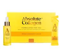 Absolute Collagen Marine Liquid Collagen Supplement for Women | New Mango & Mandarin Flavour & Boosting Hyaluronic Acid & Bakuchiol Face Serum