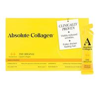 Absolute Collagen Marine Liquid Collagen Supplements - Mango & Pineapple Collagen Sachets, 8,000mg Hydrolysed Collagen, Supports Skin, Hair & Nail Health, Vitamin C | 14 Sachets