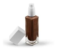 Absolute Cover Foundation #12 | Liquid Medium Coverage Foundation with Natural FInish | Oil-Free Face Makeup | Deepest Shade with Warm Undertone | 1oz