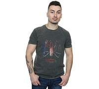 Absolute Cult A Nightmare On Elm Street Men's Dream Warriors Washed T-Shirt Charcoal Medium