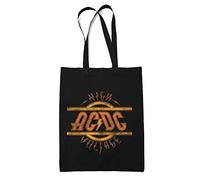Absolute Cult AC/DC High Voltage Logo Tote Bag Black One Size